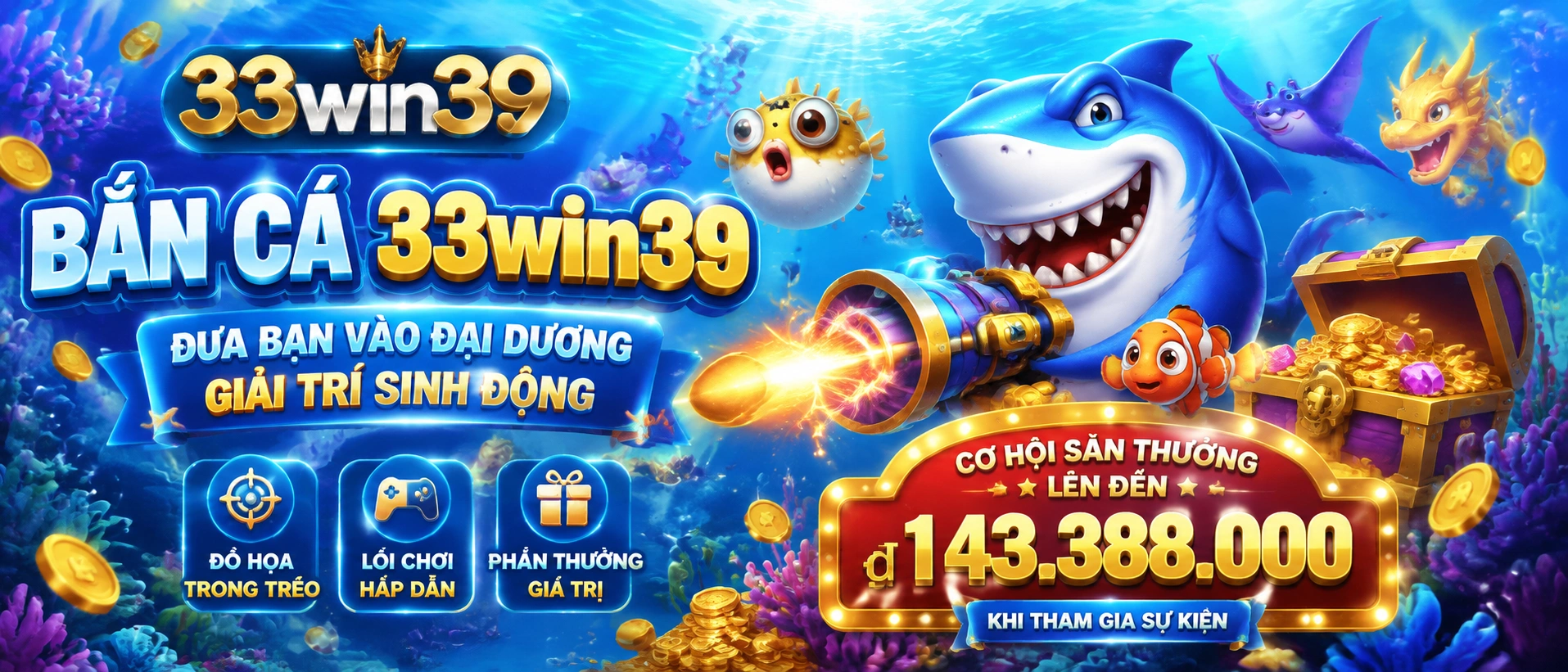 Minh họa dịch vụ Bắn Cá
